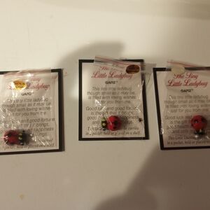 GANZ Red and Black Ladybug Charm